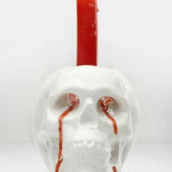 Cheap Disturbia Shop -Cheap Disturbia Shop AM23 CRYING SKULL CANDLE HOLDER d1 flame 800x