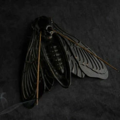 Cheap Disturbia Shop -Cheap Disturbia Shop AM50 Death Moth Incense Burner blk1 800x