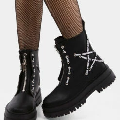 Cheap Disturbia Shop -Cheap Disturbia Shop AW21CL267 HEXDOLL LACED BOOTS 163copy 800x