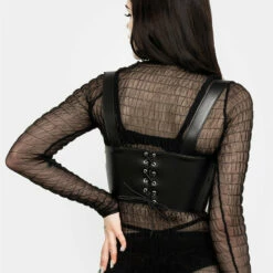 YHU1 Exorcism Double Belt Harness -Cheap Disturbia Shop AW21YH379 EXORCISM DOUPLE BELT HARNESS 011 800x