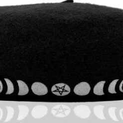 CAF1 Lunar Embroidered Beret -Cheap Disturbia Shop AW22CA72 LUNAR EMBROIDERED BERET IH003 800x