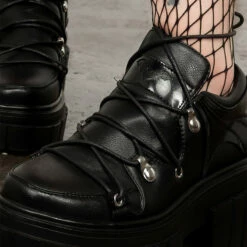 CHI1 Undead Lace Up Loafers -Cheap Disturbia Shop AW22CL131 UNDEAD LACE UP LOAFERS 006 800x