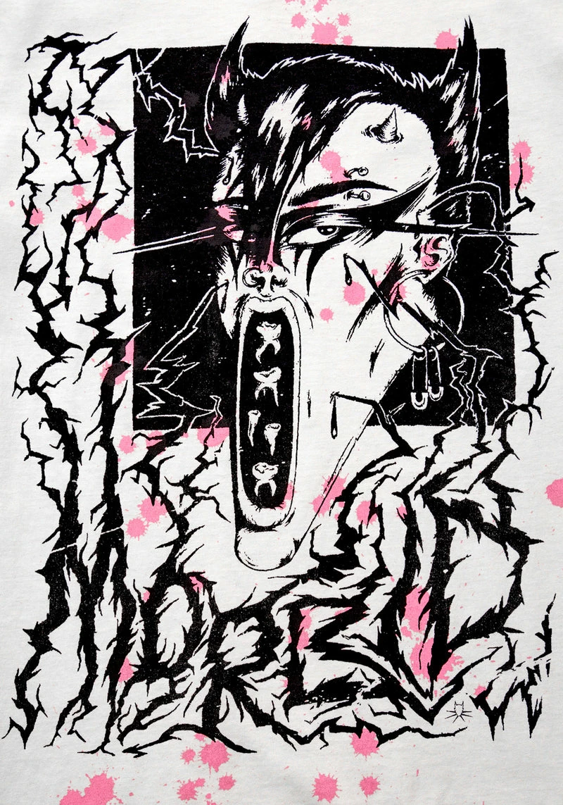 DMT1 Morbid Vintage Off White Washed T-Shirt 7 DMT1 Morbid Vintage Off White Washed T-Shirt - Image 7