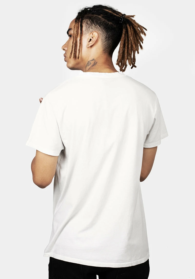 DMT1 Morbid Vintage Off White Washed T-Shirt 3 DMT1 Morbid Vintage Off White Washed T-Shirt - Image 3