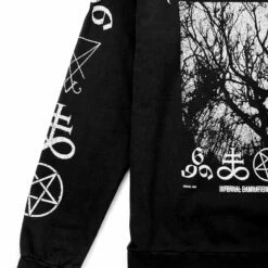 DMT1 Infernal Relaxed Fit Hoody 22 DMT1 Infernal Relaxed Fit Hoody -Cheap Disturbia Shop AW22DM245 Infernal Relaxed Fit Unisex Hoody 3 800x