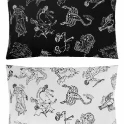 HOM1 Zodiac Reversible Bedding Set (King) 17 HOM1 Zodiac Reversible Bedding Set (King) -Cheap Disturbia Shop AW22HT207C Zodiac Reversible Bedding Set Pair 800x