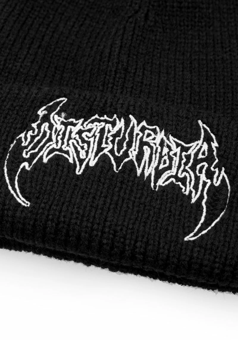 HXC1 Distorted Disturbia Embroidered Beanie 4 HXC1 Distorted Disturbia Embroidered Beanie - Image 4