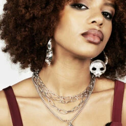 TOU1 Corporeal Multichain Necklace 15 TOU1 Corporeal Multichain Necklace -Cheap Disturbia Shop AW22TS18 Corporeal Multichain Necklace 004 800x