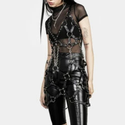 YHU1 Merciless Dress Harness -Cheap Disturbia Shop AW22YH64 Merciless Dress Harness 005 800x