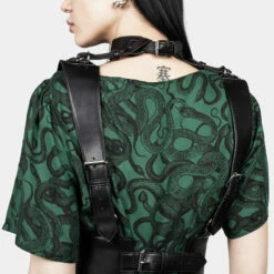 CHI1 Nienna Choker Harness -Cheap Disturbia Shop AW22YH84 Nienna Chocker Harness 005 800x