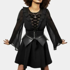 YHU1 Bettie Peplum Waist Belt