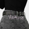 YHU1 Hellbound Studded Jeans Belt 26 YHU1 Hellbound Studded Jeans Belt -Cheap Disturbia Shop AW22YH89 Hellbound Studded Jean Belt 006 800x