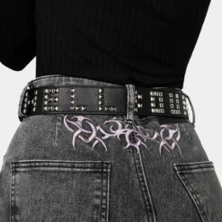 YHU1 Hellbound Studded Jeans Belt