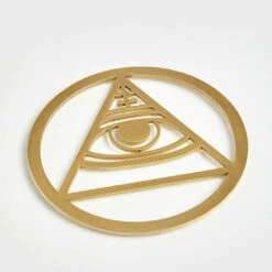 KEO1 ALL-SEEING EYE BRASS COASTER -Cheap Disturbia Shop KS02 ALLSEEING EYE EC2 800x
