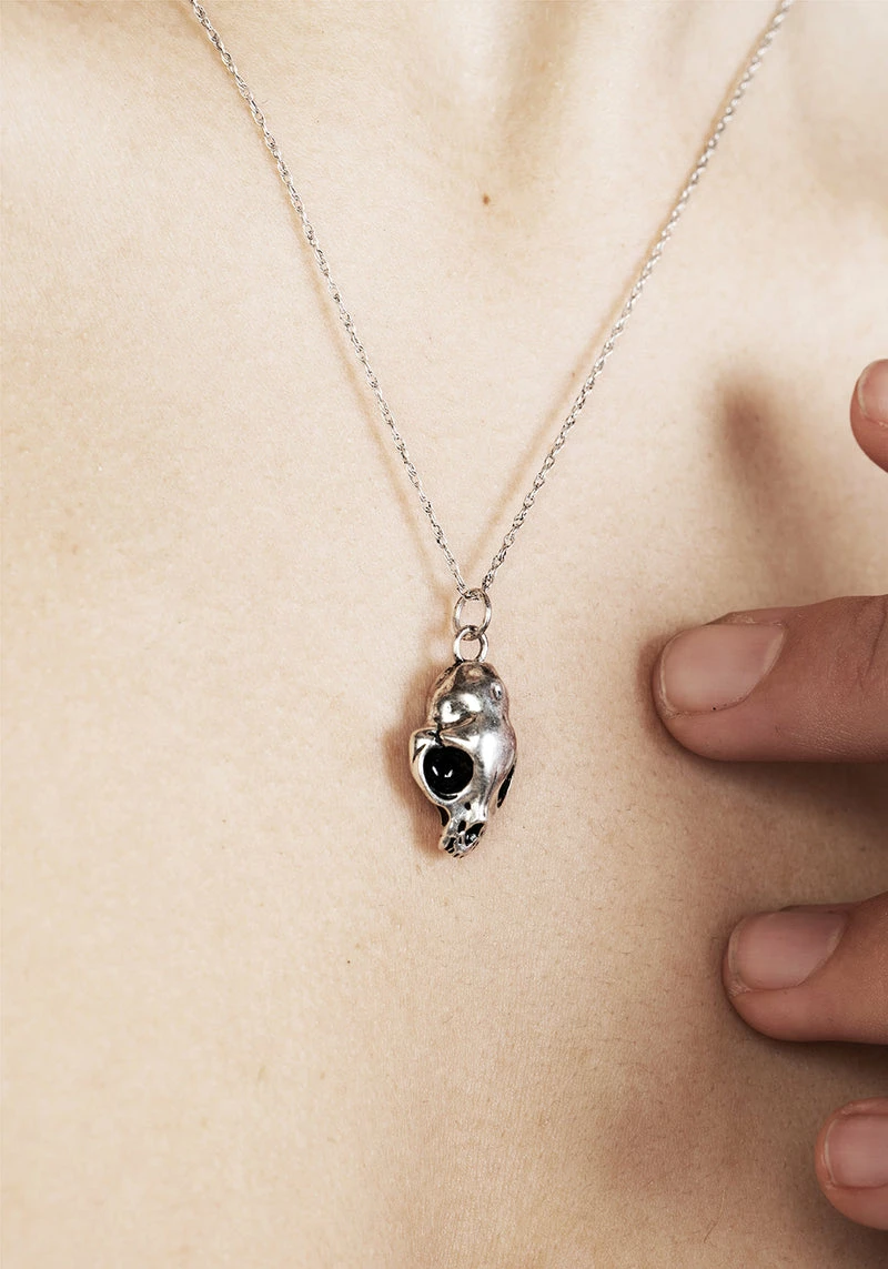 TOU1 Sphynx Silver Pendant Necklace 4 TOU1 Sphynx Silver Pendant Necklace - Image 4