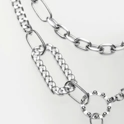 TOU1 Blade Multi-Chain Necklace 13 TOU1 Blade Multi-Chain Necklace -Cheap Disturbia Shop SS22TS18 Blade Multi Chain Necklace 2 800x