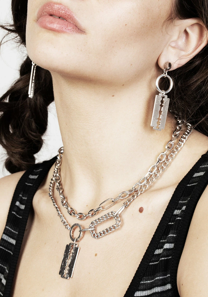 TOU1 Blade Multi-Chain Necklace 5 TOU1 Blade Multi-Chain Necklace - Image 5