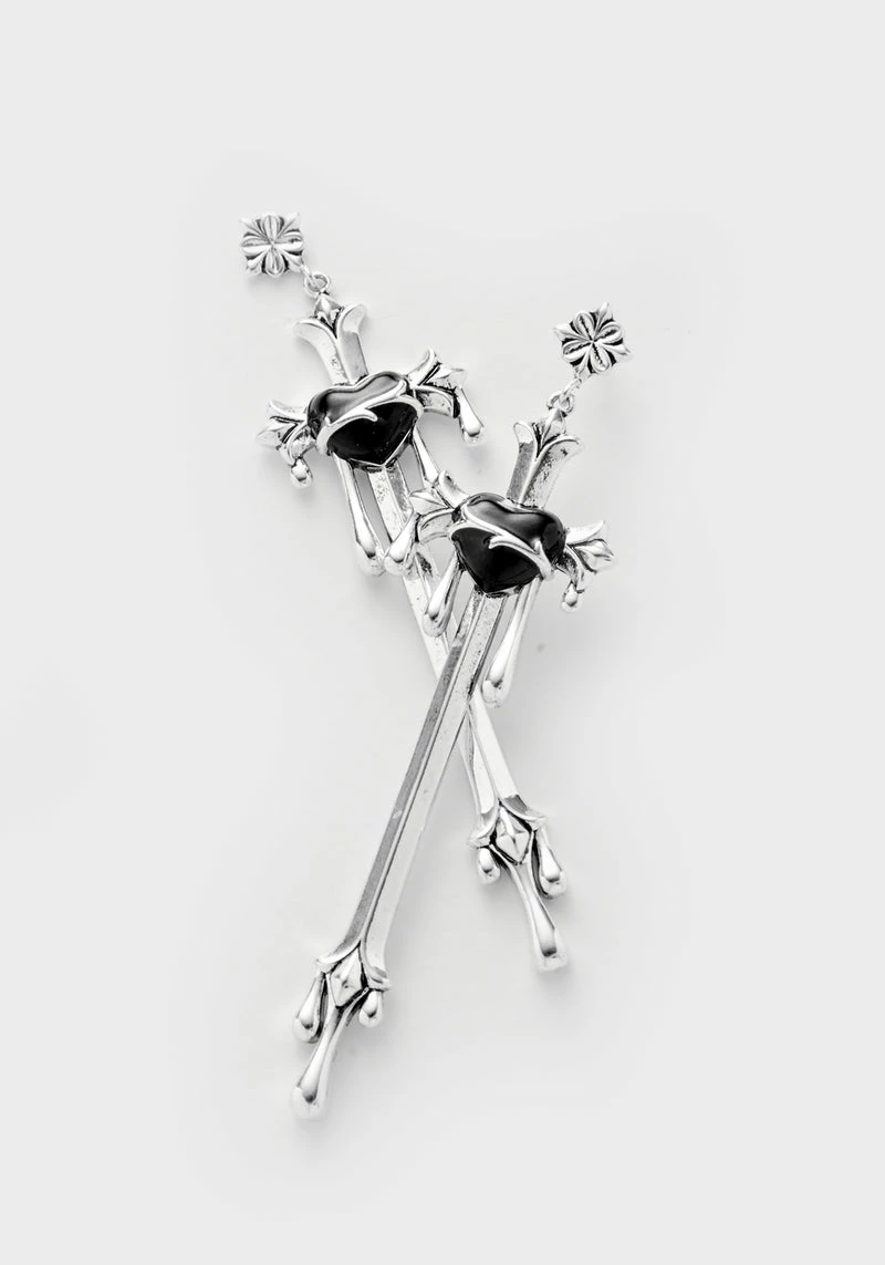 TOU1 Sacred Heart Earrings 3 TOU1 Sacred Heart Earrings - Image 3