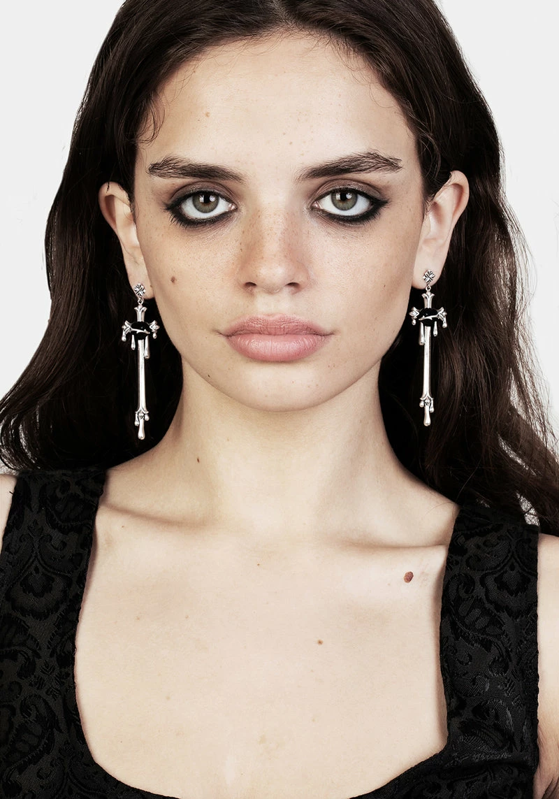 TOU1 Sacred Heart Earrings 4 TOU1 Sacred Heart Earrings - Image 4