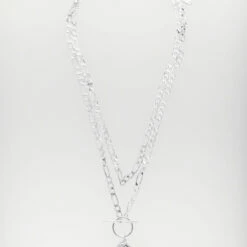 TOU1 Ouroboros Black Onyx Multi Chain Necklace 15 TOU1 Ouroboros Black Onyx Multi Chain Necklace -Cheap Disturbia Shop SS22TS32 Ouroboros Moonstone Multi Chain Necklace l 800x