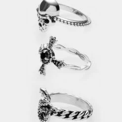 TOU1 Morbid Ring Set 10 TOU1 Morbid Ring Set -Cheap Disturbia Shop SS22TS34 Morbid Ring Set STACKED02 800x