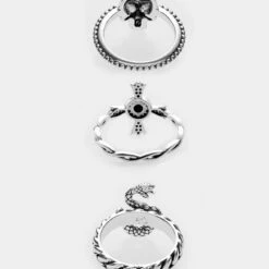 TOU1 Morbid Ring Set 11 TOU1 Morbid Ring Set -Cheap Disturbia Shop SS22TS34 Morbid Ring Set STACKED03 800x