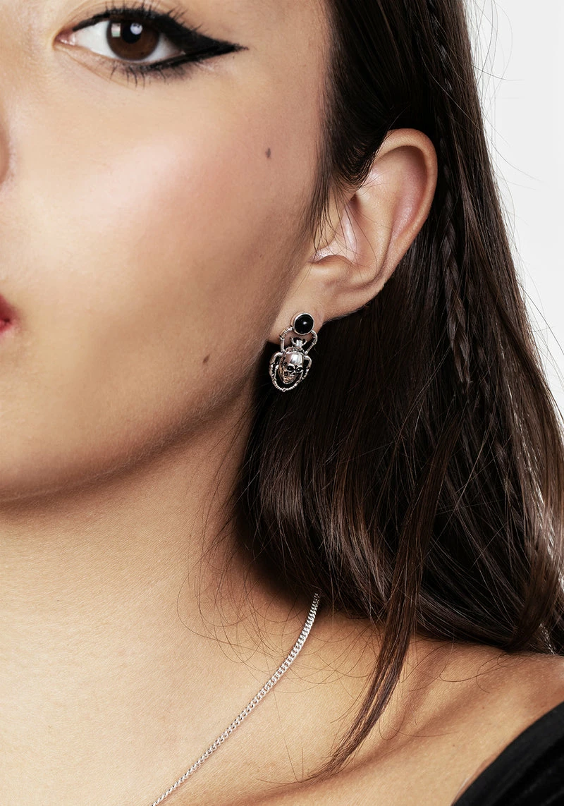 TOU1 Scarab Earrings 5 TOU1 Scarab Earrings - Image 5