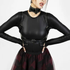 YHU1 COUNTESS STUDDED HARNESS 14 YHU1 COUNTESS STUDDED HARNESS -Cheap Disturbia Shop SS22YH196 Countess Studded Harness 005 800x
