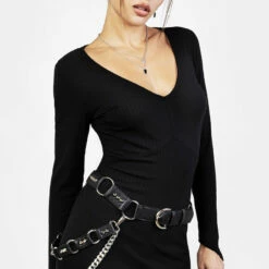 YHU1 MOSH STUDDED HIP BELT
