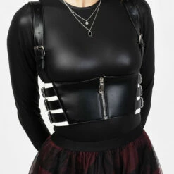 YHU1 DELIA ZIP HARNESS -Cheap Disturbia Shop SS22YH201 Delia Zip Harness 005 800x