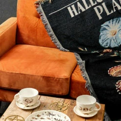 RUG1 PLANTS WOVEN BLANKET -Cheap Disturbia Shop TR03 PLANTS WOVEN BLANKET e5 800x