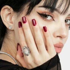 Cheap Disturbia Shop -Cheap Disturbia Shop TSDIS026 SERPENT MOONSTONE RING 005 800x