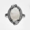TOU1 SERPENT MOONSTONE RING -Cheap Disturbia Shop TSDIS026 SERPENT MOONSTONE RING 009 800x