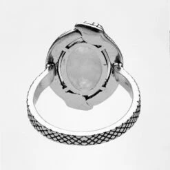 TOU1 SERPENT MOONSTONE RING -Cheap Disturbia Shop TSDIS026 SERPENT MOONSTONE RING 010 800x