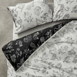 HOM1 Zodiac Reversible Bedding Set (Double) -Cheap Disturbia Shop Zodiac2 crop 800x